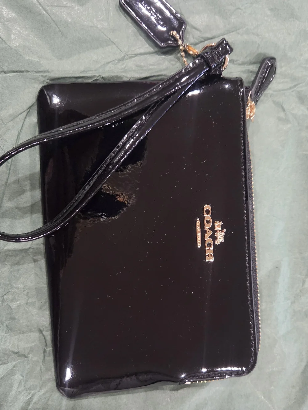 Coach sleek black